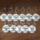 Bag Tag Sport Team, Keychain, Personalized Sport Tags