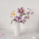 Crochet flowers bouquet, Tulip, Pink, white, purple, blue, everlasting, Graduation, Birthday