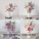 Crochet flowers bouquet, Tulip, Pink, white, purple, blue, everlasting, Graduation, Birthday