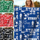 Personalized Soccer Boy Blanket, Custom Name Football Throw