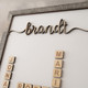 Personalized Family Name Crossword, Grandparents First Christmas Gift