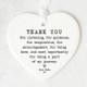 Thank You Keepsake  | Personalised Thank You Gift