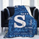 Personalized Custom Flannel Blanket, Letter Custom Your Name Flannel Blanket