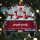 Personalized Snowman Family Christmas Ornament