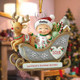 Personalized Baby's 1st Christmas Sleigh Ornament,Newborn Keepsake