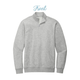 Custom Gingham College Quarter Zip Sweatshirt