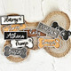 Personalized Dog Name Plate, Kennel Name Sign, Dog Crate Name Plaque