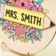Personalized Teacher Doorplate, Back-To-School Gift