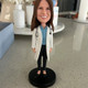 Customized golf bobblehead, personalized golf gift for him