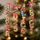 Custom Gingerbread Alphabet Ornament, Christmas Tag for Stockings,Kids Name Ornament