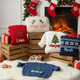 Hand-Embroidered Baby Christmas Sweater, Toddler Holiday Sweater