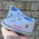 Custom Baby Shoes Personalized Baby High Top Monogram Infant Sneakers