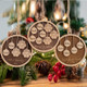 Custom Christmas Ornament,Personalized Family And Pet Ornament,Engraved Wood Ornament,Family And Pet Christmas Gift Decor