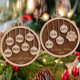 Custom Christmas Ornament,Personalized Family And Pet Ornament,Engraved Wood Ornament,Family And Pet Christmas Gift Decor