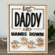 Personalized Fathers Day Handprint gift