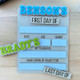 First & Last Day Of School Sign, Back To School Photo Prop