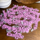 Acrylic Name Tag Personalised Keychain