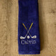 Personalized Golf Towel, Monogrammed Golf Towel