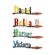 Personalized Wizard Broomsticka??Wooden Custom Name Sign