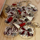 Personalized Cheerleader Keychain a?? Acrylic Cheer Team Gift