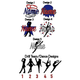 Personalized Cheerleader Keychain a?? Acrylic Cheer Team Gift