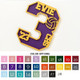 School Team Number Graduation Gifts, Athlete Gifts, Graduation Decorations, Souvenirs