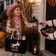 Personalized Halloween Trick or Treat Bag, Custom Name Halloween Tote