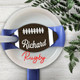 Personalized Tumbler Name Tag - 40oz 30oz - Name Plate - Sports Name Tag - Acrylic Name Plate