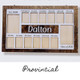 Personalized Photo Display with Raised Lettering Rustic Photo Display Board Back to School