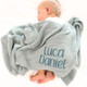 Personalized Baby Blanket For Baby Girl Boy,Embroidered Baby Blanket With Name,Monogrammed Baby Blanket,Baby Shower Gift