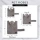 Personalized Dog Robe - Embroidered Dog Robe - Hooded Robe Towel for Dogs