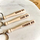 Baseball Key Chain | Mini Baseball Set Bag Tag | Custom for Baseball Game