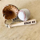 Baseball Key Chain | Mini Baseball Set Bag Tag | Custom for Baseball Game