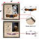 Memorial Pet Collar Frame, Black & White Photo, Loss of Dog, Cat Loss Gifts, Pet Collar Holder, Memorial Standing Frame