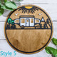 Personalized sign, happy camper sign, camper sign