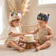 Custom Linen Birthday Crown | Handmade Kids Party Hat