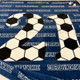 Personalized Soccer Blanket With Your Name, Sports Gift, Soccer Gift Boys Girls