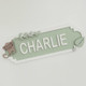Personalised Street Sign Name Plaque - Monkey Design - Bedroom Door Name Plate