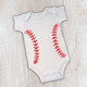 Baby Bodysuit - Custom Personalized Baseball Jersey Bodysuit with the Name and Number