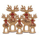 Personalised Freestanding Reindeer, Family Christmas Decoration, Place Names Setting Decoration