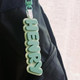 Personalised 2-Tone Keyring | Funky Bubble Style | Acrylic Backpack Tag | School Bag Tag