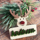 Christmas Wooden Personalized Ornament|Reindeer Ornament| Gift Ornament|Stocking Tags
