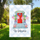 Personalized Patriotic Porch Garden Flag Custom Family Name Flag American Flag Door Decor