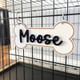 Personalized Crate Sign, Custom Dog Decor, Hanging Crate Sign, Custom Crate Sign, Dog Bone Sign