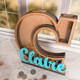 Custom Letter Piggy Bank With Name, Wooden Initial Piggy Bank for Boys or Girls