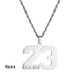 Custom Name Sports Number Necklace | Number Sports Necklace Custom Name