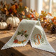 Personalized Pumpkin Wreath Sash -  Fall Monogram Gingham Door Bow