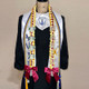 Graduation Lei, 2 Color Double Braid with bows, Personalized Letters & Numbers