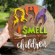I Smell Children Door Hanger, Hocus Pocus Door Sign with Ribbon for hanging
