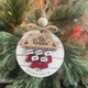 Custom Wooden Family Christmas Ornament | 3dLaser Cut Personalized Family Name 1-10